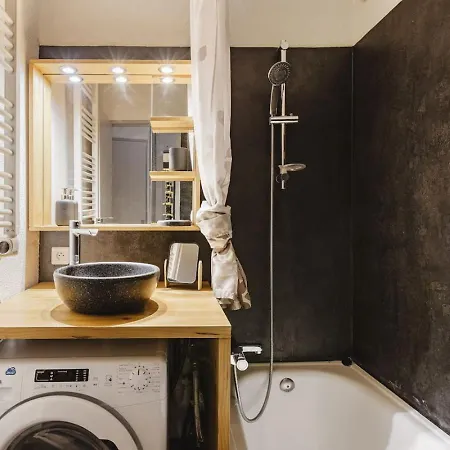 Chamois - Cosy 3pax Centre Vue Parking Gare Routiere Апартаменти Шамоні